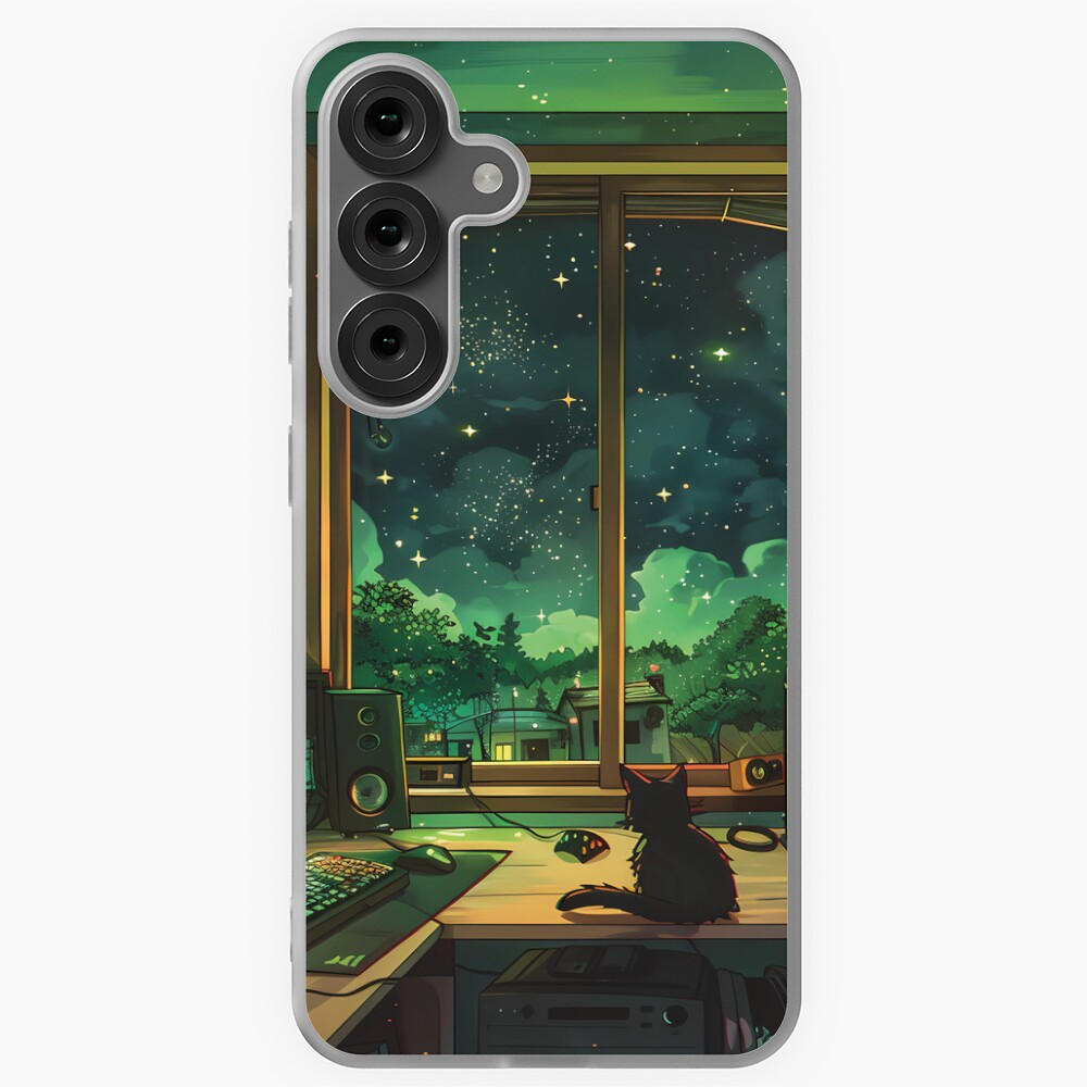 Aperçu de l'œuvre Coque souple Samsung Galaxy créée et vendue par KWorldDesigns.