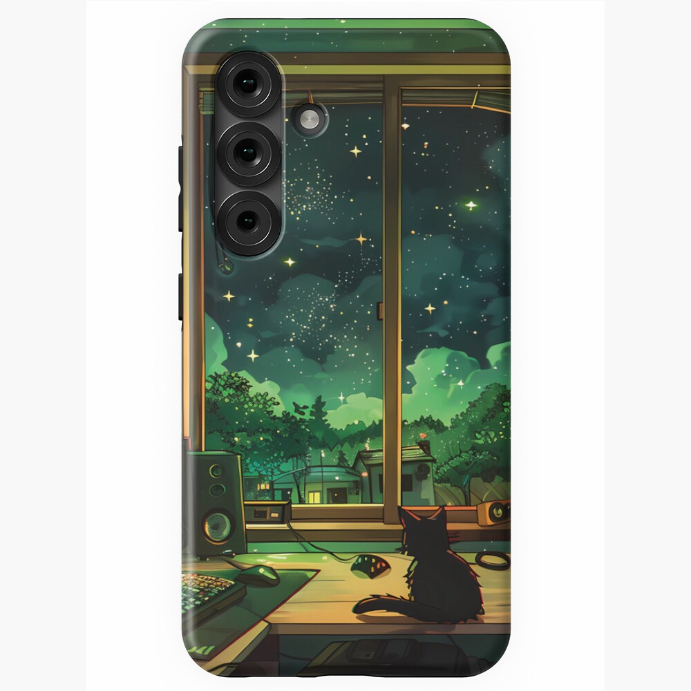 Aperçu de l'œuvre Coque antichoc Samsung Galaxy créée et vendue par KWorldDesigns.