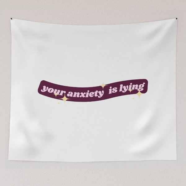 Item preview, your anxiety is lying sparkly designed and sold by shopfromluvv.