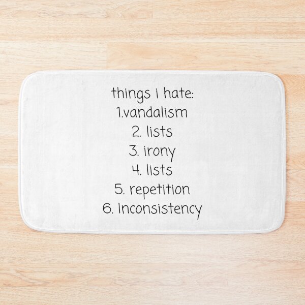 Item preview, Funny irony list designed and sold by K1ndo.