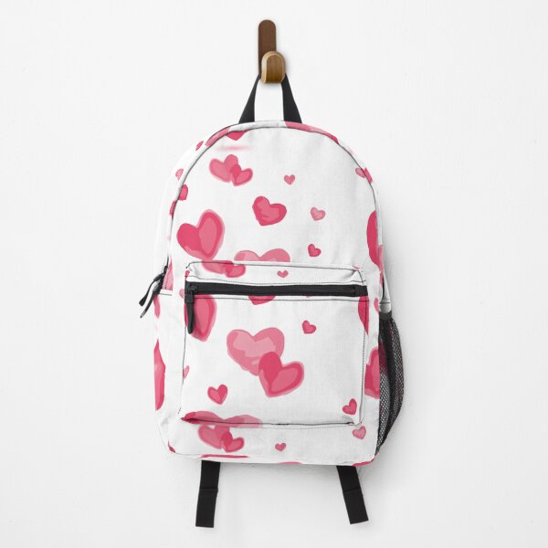 Item preview, All shades of pink - pink hearts in watercolors designed and sold by LittleTwichArt.
