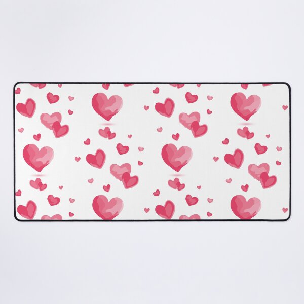 Item preview, All shades of pink - pink hearts in watercolors designed and sold by LittleTwichArt.