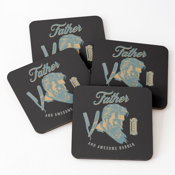 Item preview, Father and awesome Barber designed and sold by BritishDelights.
