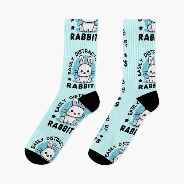 Item preview, Easily Distracted By Rabbits, Bunny lovers designed and sold by AryaSubramanian.