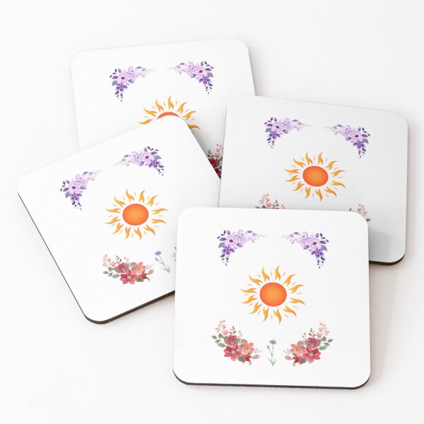Item preview, The Sun with a flower border. designed and sold by CanterburyLane.