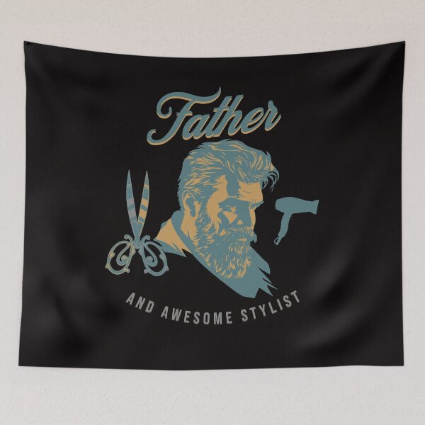 Item preview, Father and awesome stylist designed and sold by BritishDelights.