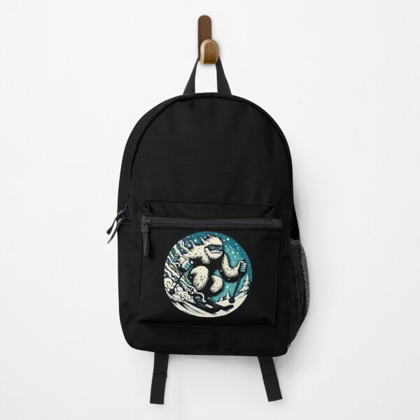 Item preview, Yeti Ski: Enchanting Mountain Creature Artwork designed and sold by Tw1nsAIArt.