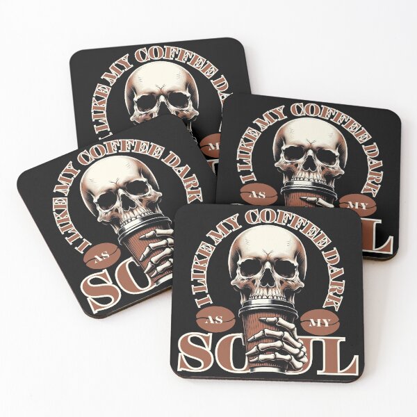 Item preview, I Like My Coffee Dark As My Soul designed and sold by artwaves.