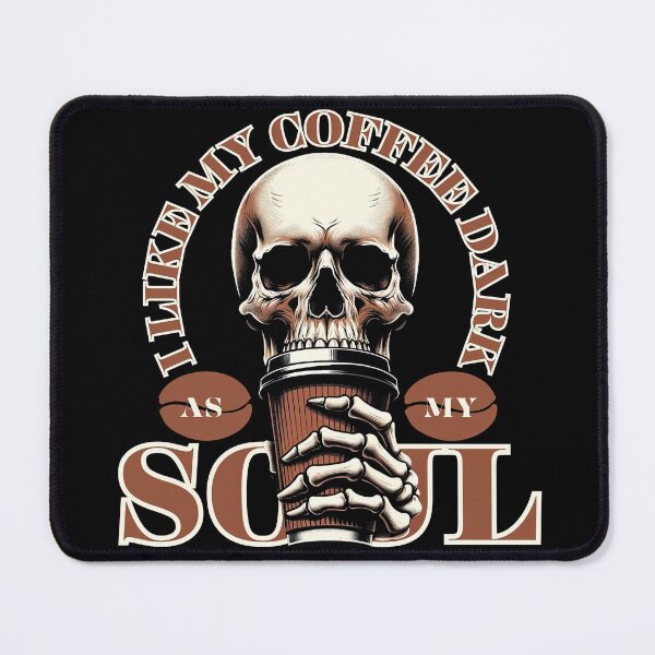 Item preview, I Like My Coffee Dark As My Soul designed and sold by artwaves.