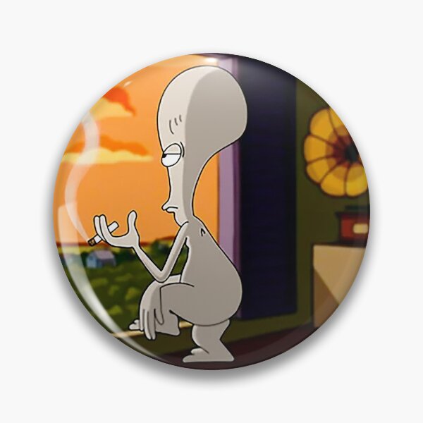 Item preview, Roger Alien Just Smoke n Chill designed and sold by arfabasoko.