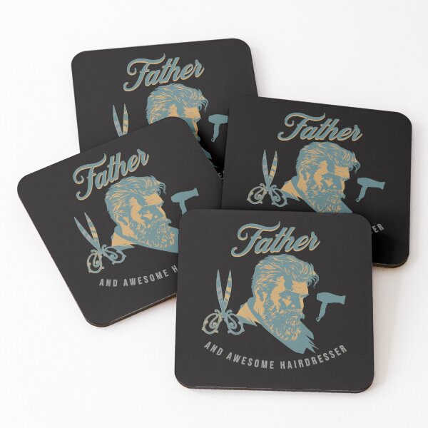 Item preview, Father and awesome hairdresser designed and sold by BritishDelights.