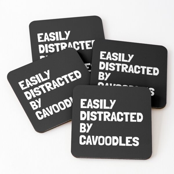 Item preview, Easily Distracted By Cavoodles - Funny Cavoodle Dog Gift  designed and sold by Guarddogdrive.