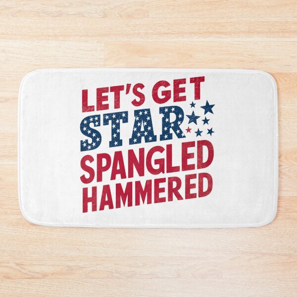 Item preview, Star Spangled Hammered designed and sold by Belarte.shop.