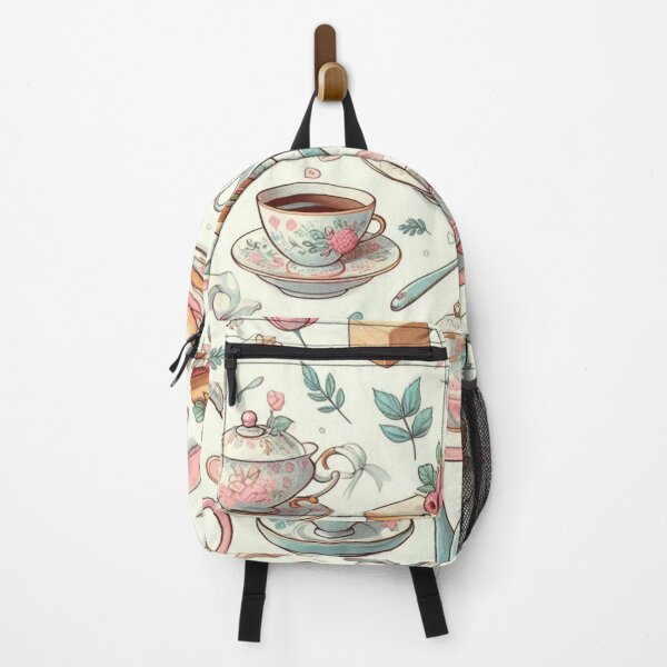 Item preview, Tea Party Delights Pattern | Vintage Tea Time Design designed and sold by MAGICKEY2024.