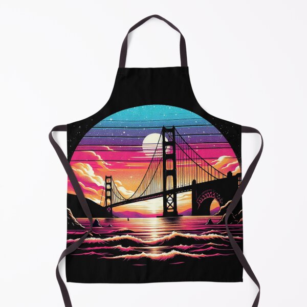Item preview, Golden Gate Bridge Night Skyline Shirt | San Francisco Cityscape Tee designed and sold by HOMEDESIGNPRINT.