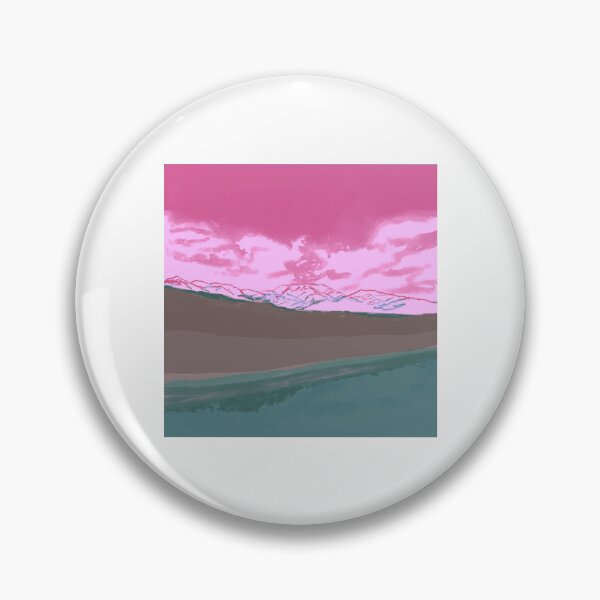 Item preview, pink nature landscape designed and sold by Eastspacebubble.