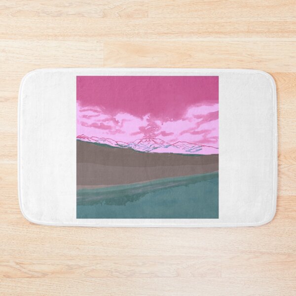 Item preview, pink nature landscape designed and sold by Eastspacebubble.