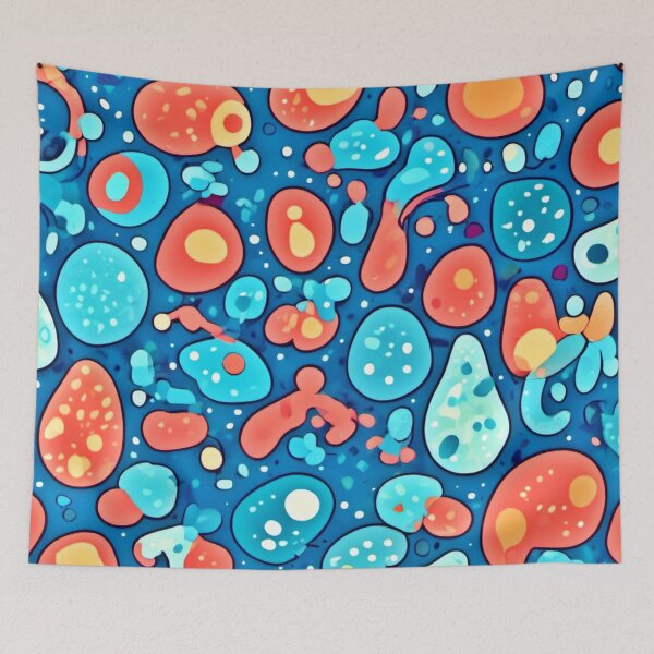 Item preview, Abstract Kidney Pattern: Cool Cartoon Background designed and sold by Health And Fitness Posts e-Store.