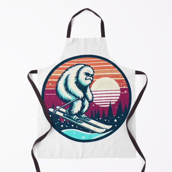 Item preview, Ski Yeti: Enchanting Mountain Creature Artwork designed and sold by Tw1nsAIArt.