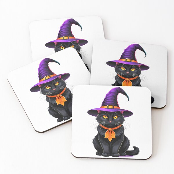 Item preview, cat in wizard hat designed and sold by misbahsiro.