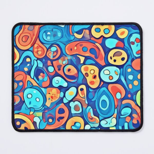 Item preview, Tiny Kidney Patterns: Cool Tone Cartoon Art designed and sold by Health And Fitness Posts e-Store.