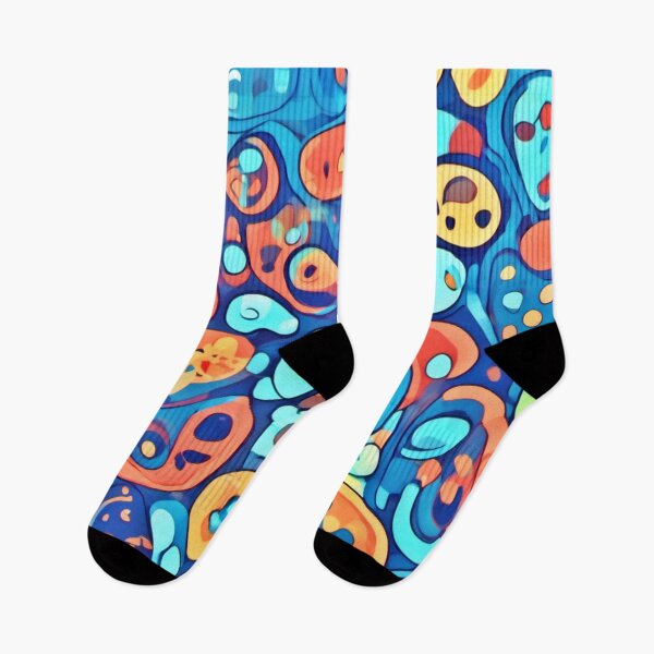 Item preview, Tiny Kidney Patterns: Cool Tone Cartoon Art designed and sold by Health And Fitness Posts e-Store.