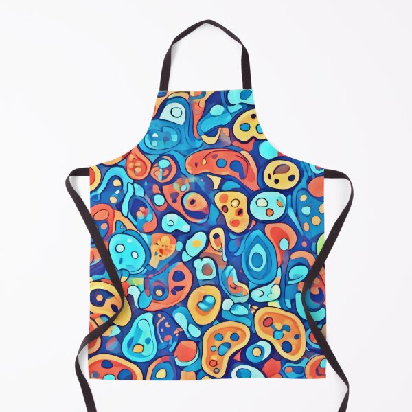 Item preview, Tiny Kidney Patterns: Cool Tone Cartoon Art designed and sold by Health And Fitness Posts e-Store.