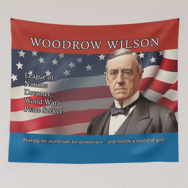 Item preview, Woodrow Wilson Electoral Poster designed and sold by Static-Panda.