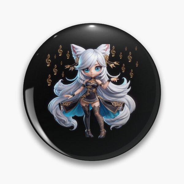 Item preview, Black Chibi Spiritual Fox Yami designed and sold by CHIBI_POPZ.