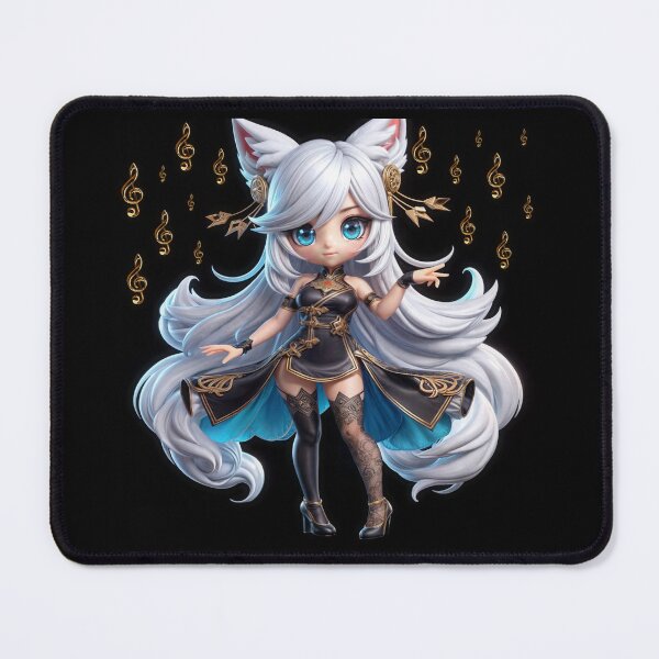 Item preview, Black Chibi Spiritual Fox Yami designed and sold by CHIBI_POPZ.