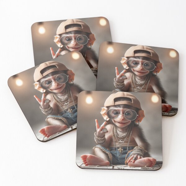 Item preview, Monkey Moneybags: Livin' the Lavish Life designed and sold by Furbulous Faces.