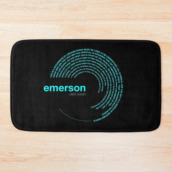 Item preview, Ralph waldo Emerson famous quotes poster [aqua] designed and sold by CMYKStudio.