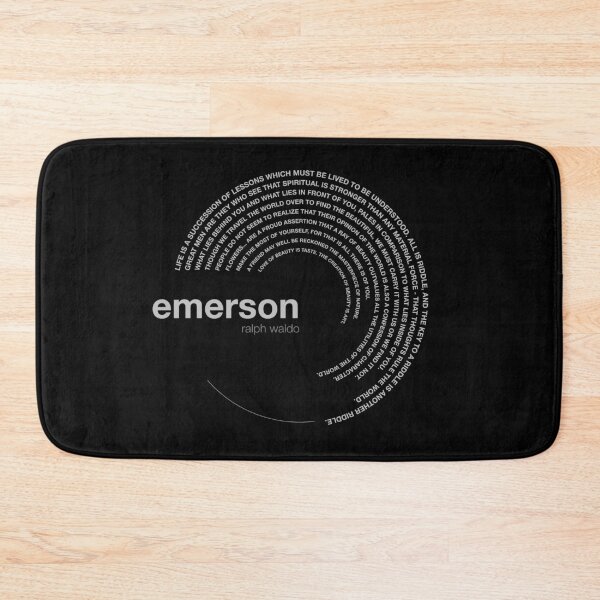 Item preview, Ralph waldo Emerson famous quotes poster [silver] designed and sold by CMYKStudio.