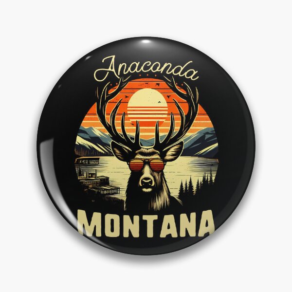 Item preview, Anaconda Montana - Elk Georgetown Lake Anaconda MT 406 Gift designed and sold by JUSTBEELEGANT.