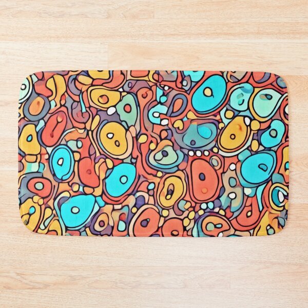 Item preview, Cartoon Kidney Art: Abstract Pattern Background designed and sold by Health And Fitness Posts e-Store.