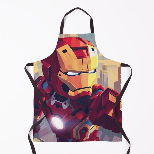 Item preview, The Ironman illustration in the style of Mincraft. designed and sold by HANGLEMAN.