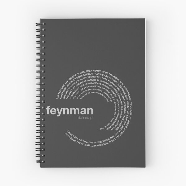 Item preview, Richard p. Feynman famous quotes poster [silver] designed and sold by CMYKStudio.