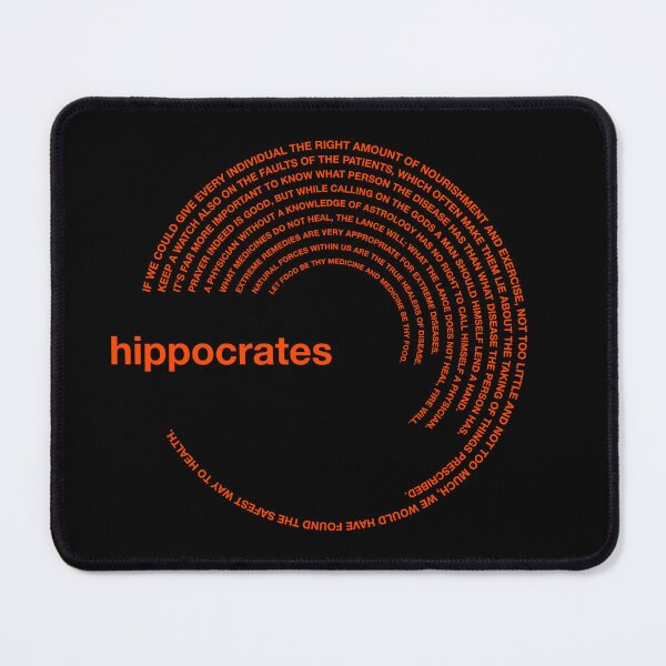 Item preview,  Hippocrates famous quotes poster [orangered] designed and sold by CMYKStudio.