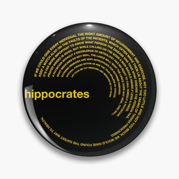 Item preview,  Hippocrates famous quotes poster [gold] designed and sold by CMYKStudio.
