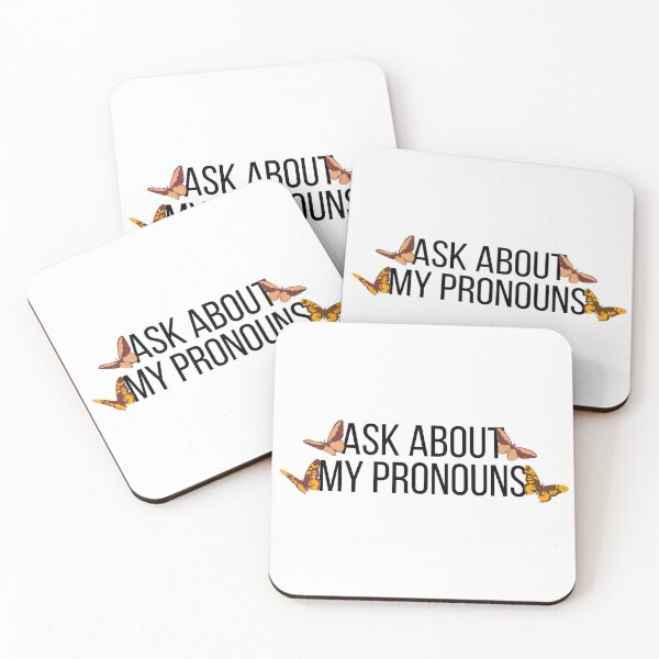 Item preview, Ask About My Pronouns Aesthetic designed and sold by FunnyGayGuy.