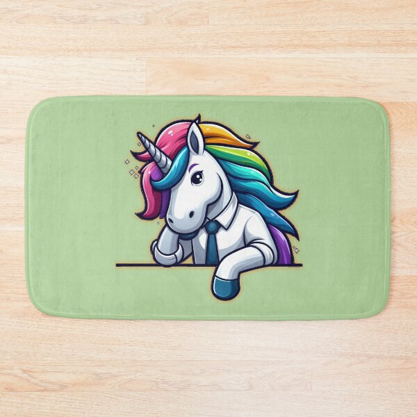 Item preview, Tired Unicorn designed and sold by StoneBluePlanet.