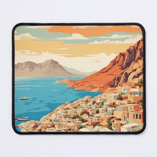 Item preview, Kalymnos Greece Vintage Travel Tourism designed and sold by TravelersGems.