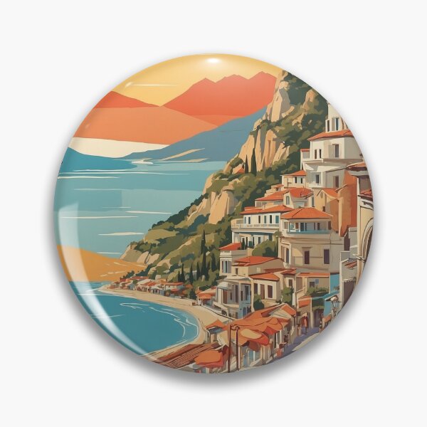Item preview, Karditsa Greece Vintage Travel Tourism designed and sold by TravelersGems.