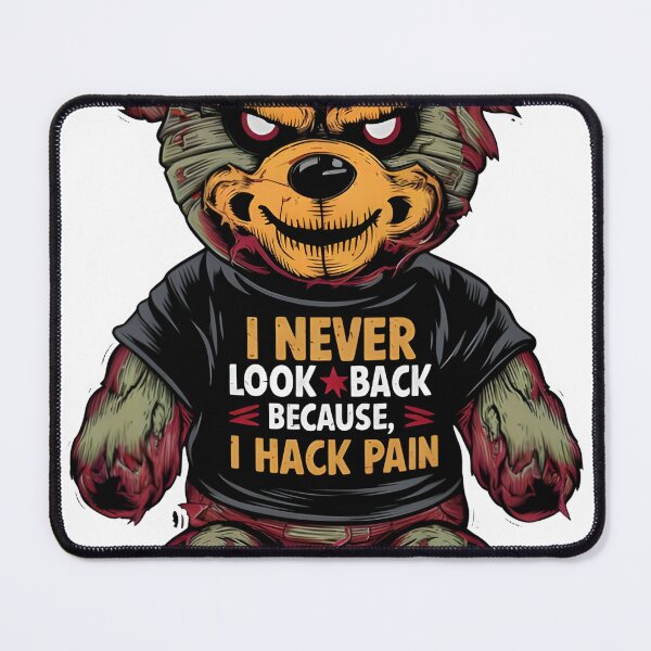 Item preview, Zombie Teddy Bear Pop Art | Never Look Back | Hack Pain designed and sold by IlikeStyle.