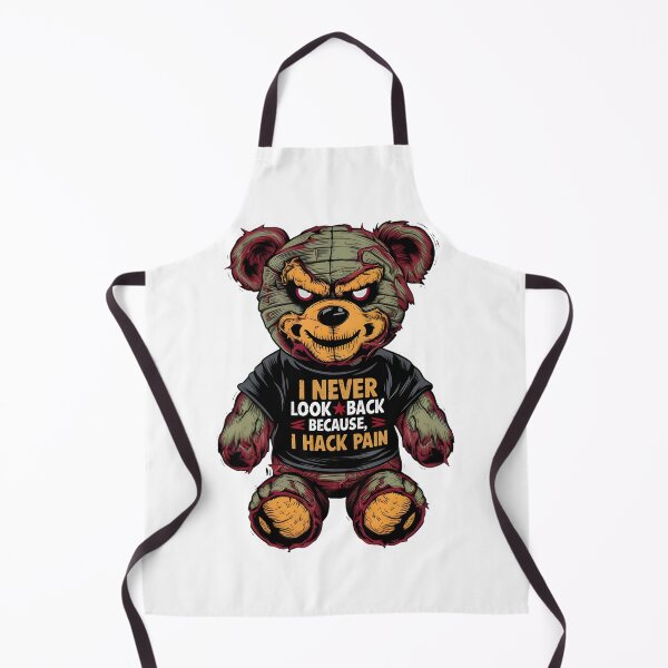 Item preview, Zombie Teddy Bear Pop Art | Never Look Back | Hack Pain designed and sold by IlikeStyle.