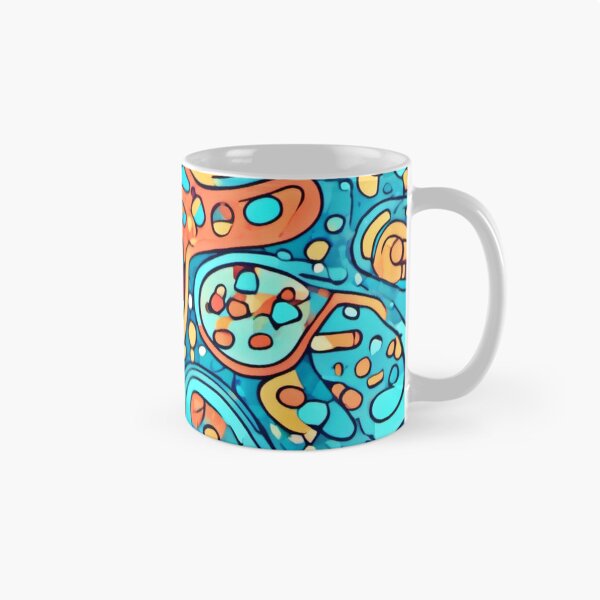 Item preview, Cool Tone Kidney Patterns: Abstract Cartoon Art designed and sold by Health And Fitness Posts e-Store.
