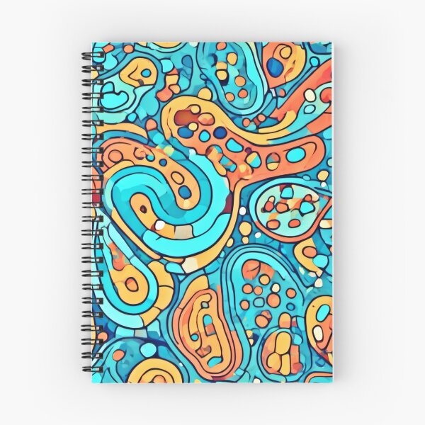 Item preview, Cool Tone Kidney Patterns: Abstract Cartoon Art designed and sold by Health And Fitness Posts e-Store.