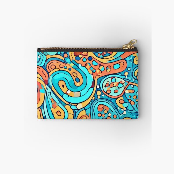 Item preview, Cool Tone Kidney Patterns: Abstract Cartoon Art designed and sold by Health And Fitness Posts e-Store.