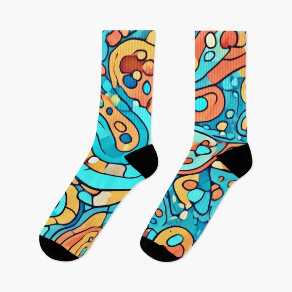 Item preview, Cool Tone Kidney Patterns: Abstract Cartoon Art designed and sold by Health And Fitness Posts e-Store.