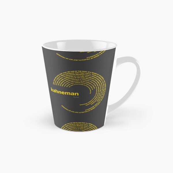 Item preview, Daniel Kahneman famous quotes poster [gold] designed and sold by CMYKStudio.